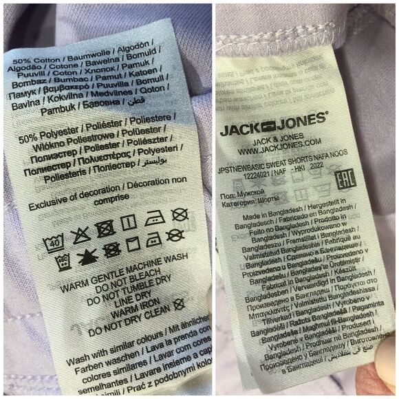 JACK & JONES - NWT - M Sz XL JPST Basic Shorts “Nafa Noos” in Orchid Petal - Picture 14 of 14